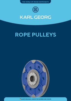 Rope pulley product catalogue English