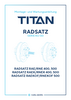 Montage- und Wartungsanleitung für Radsatz TITAN - KG 130 RAE/RNE 400-500 deutsch